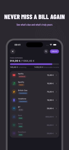 Budget Planner App - Trya screenshot