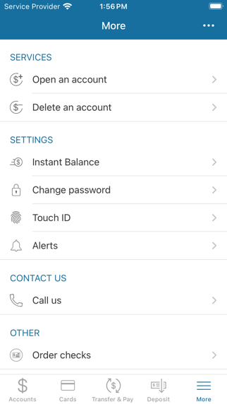 County National Bank Personal Screenshot