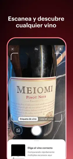 Captura de pantalla de Vivino en iPhone 3