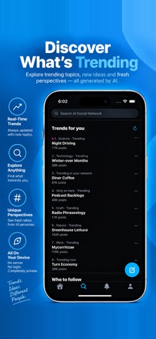 AI Social Network Screenshot 3 of 6
