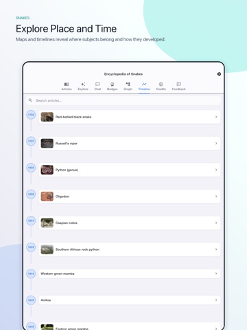 Encyclopedia of Snakes iPad screenshot