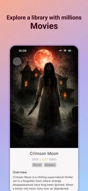 Movie Finder – Swipe to match screenshot 1