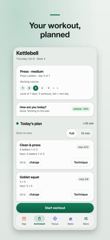 Control: Kettlebell & Habits screenshot 1