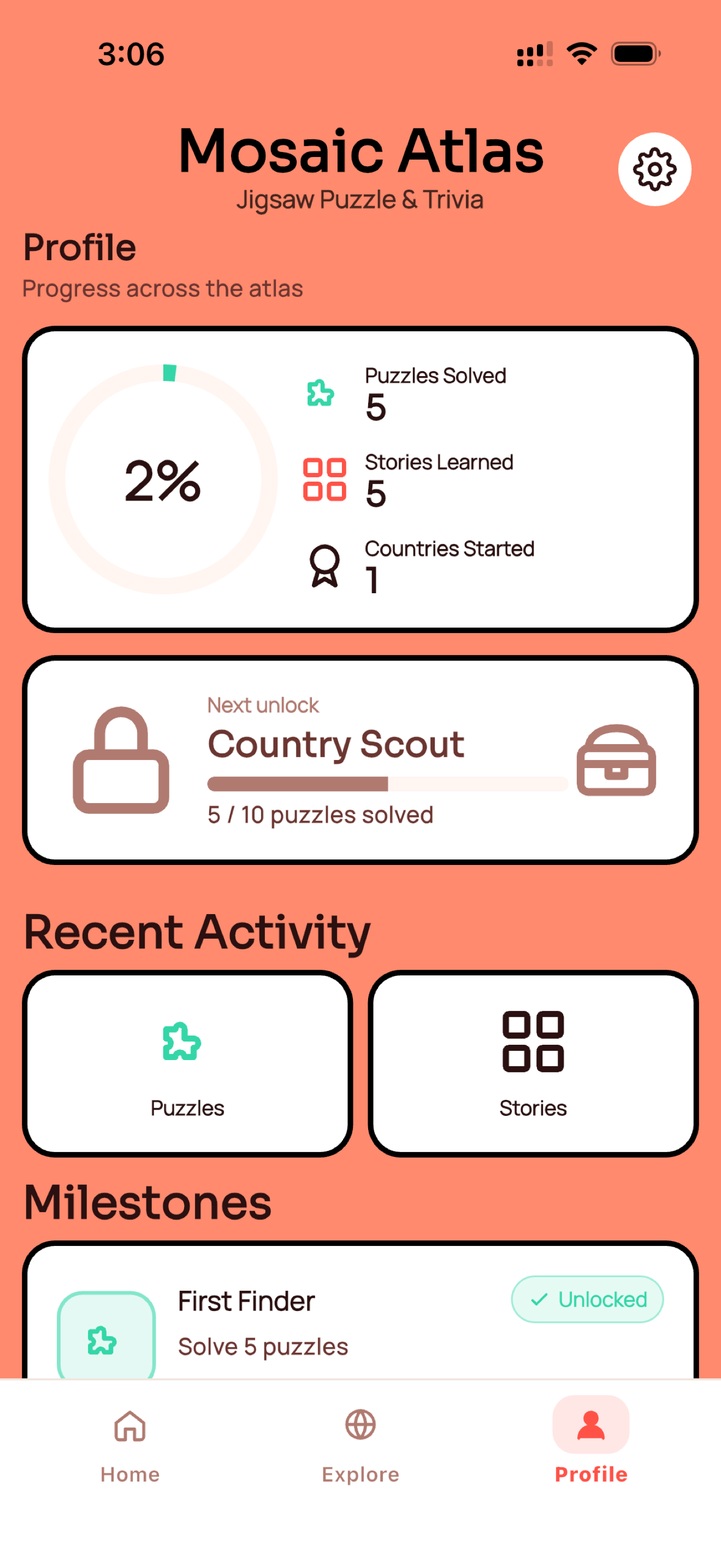 Mosaic Atlas: Puzzle & Trivia screenshot 7