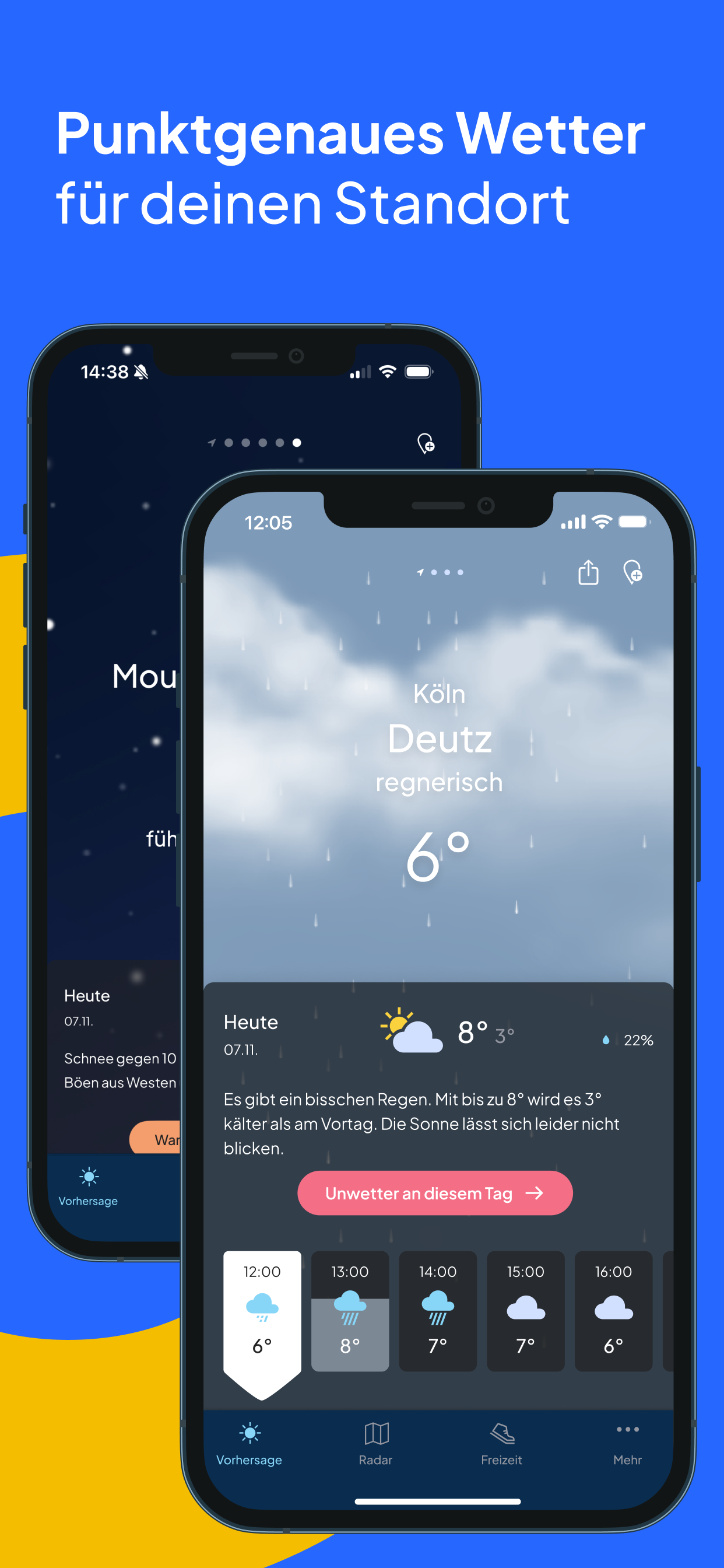 wetter.de Regenradar & Wetter