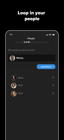 Loop: Your Private Circle screenshot