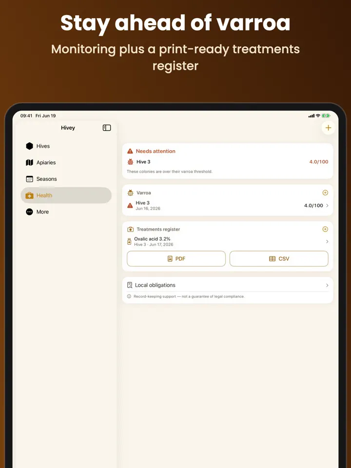 Hivey on iPad: screenshot 6 of 7