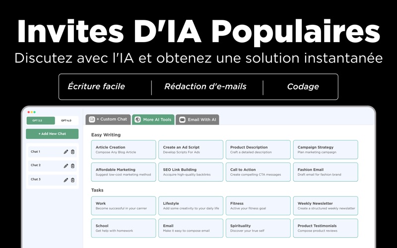 Screenshot #2 pour Open AI - Chatbot AI français