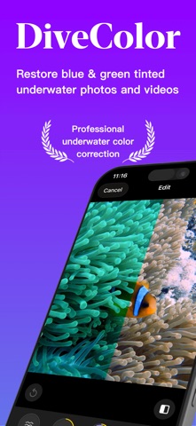 DiveColor - Underwater Editor Screenshot 1 of 5