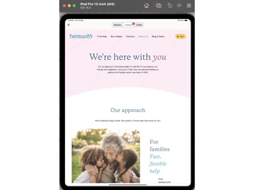 Herewith: Help for seniors iPad screenshot