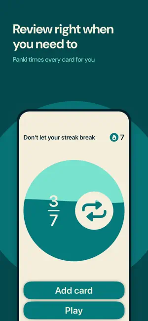 Panki: Flashcard Word Trainer screenshot 4