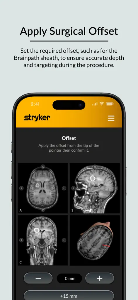 Brain Target Guidance - Medical App | MWM