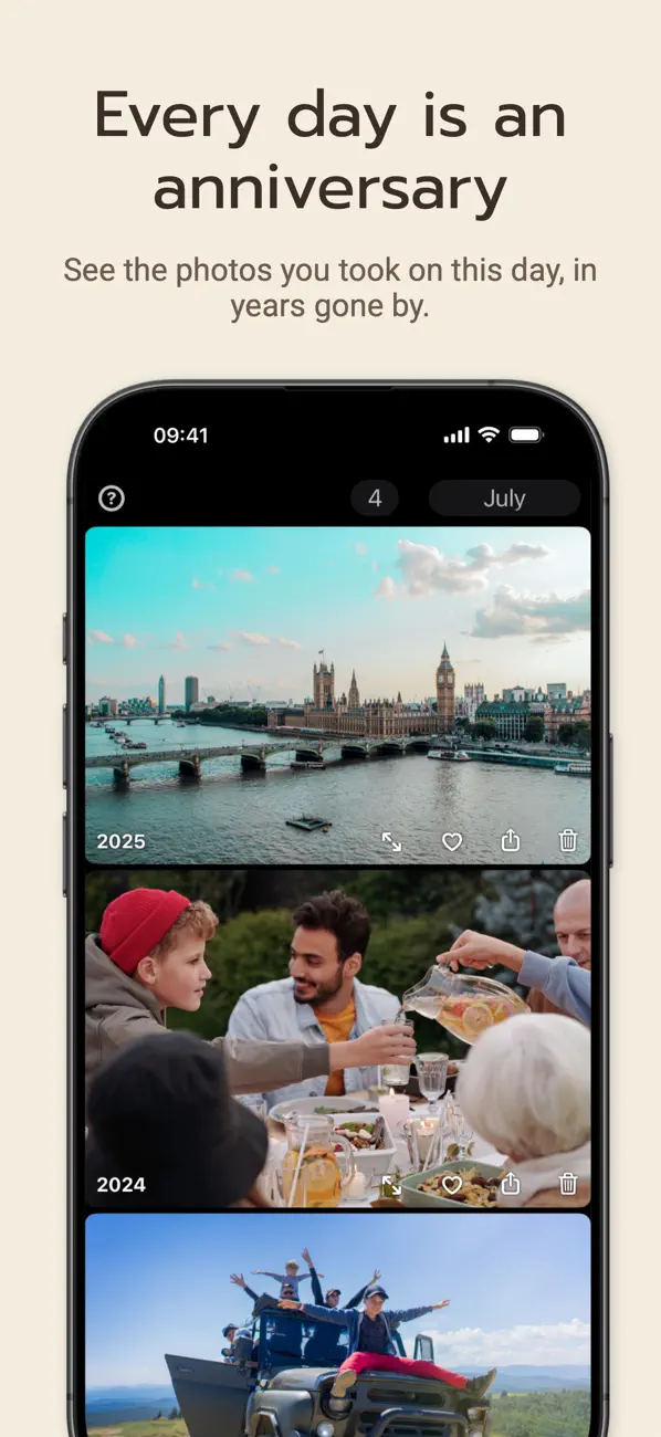 Screenshot #1 pour On This Day Photos