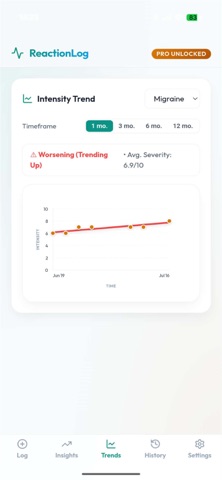 ReactionLog: Symptom Tracker Screenshot 4 of 9