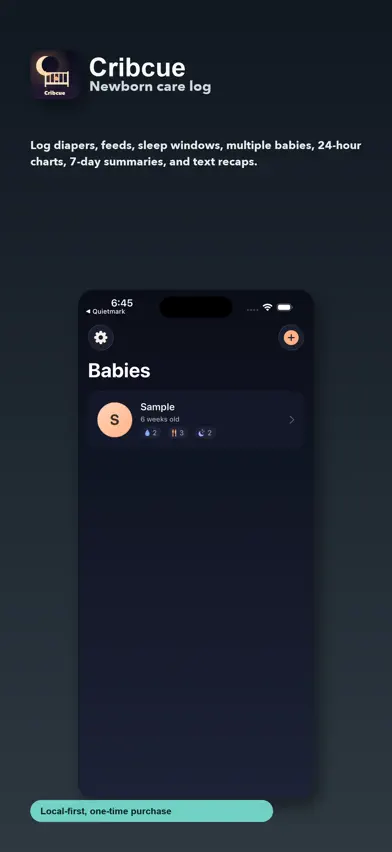 Cribcue screenshot 1
