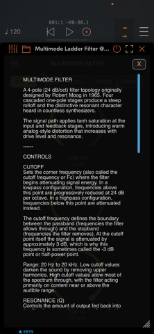Multimode Ladder Filter Screenshot 2 of 6