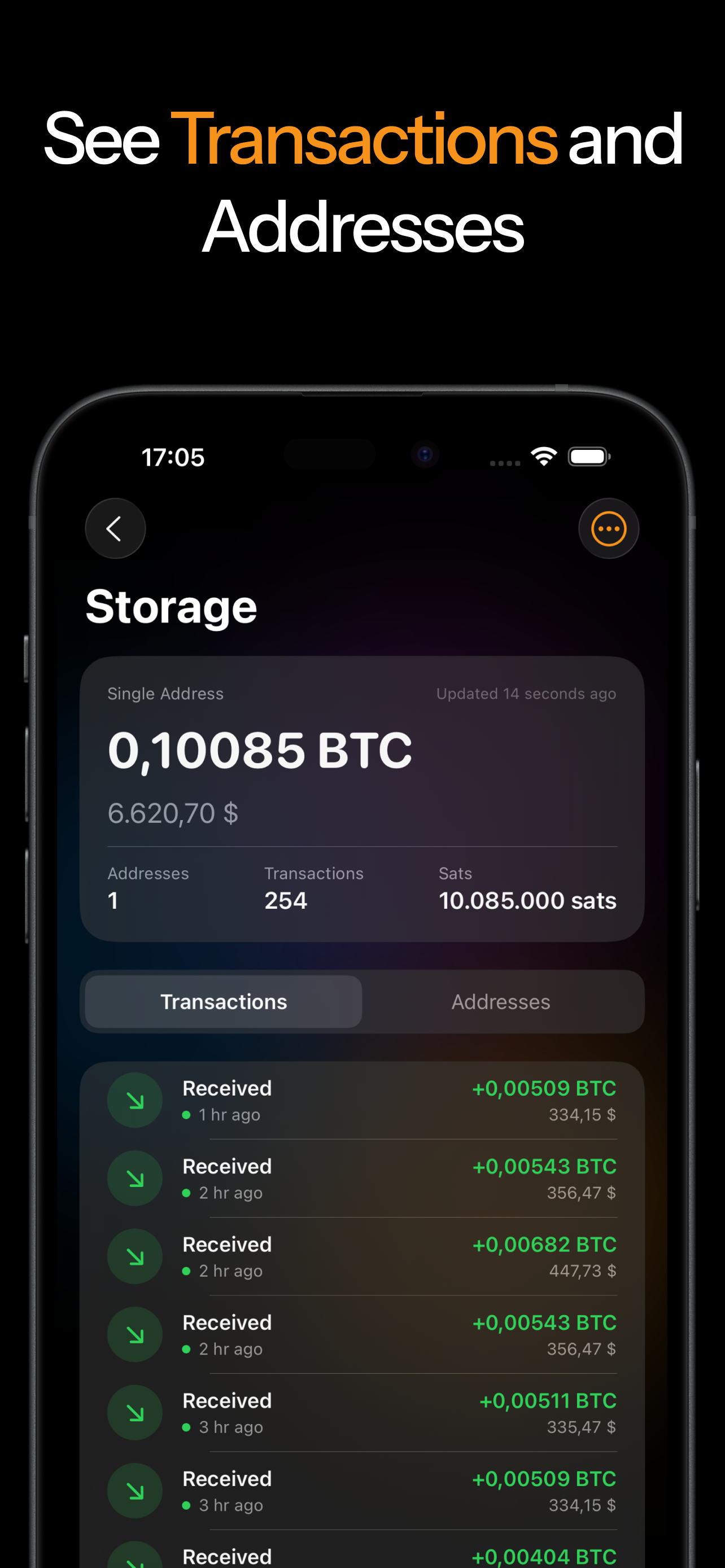 Bitcoin Insight: Wallet & Data