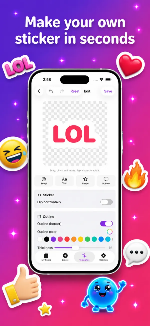 StickerLab - Sticker Maker screenshot