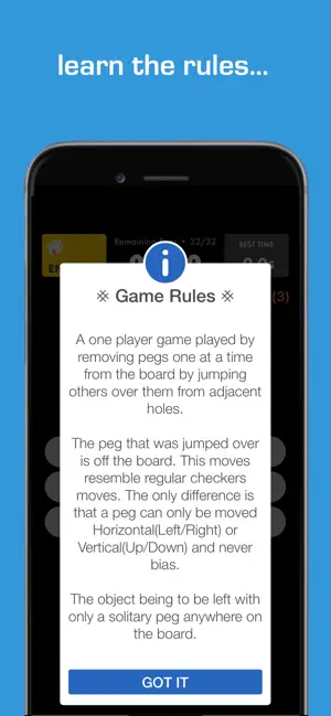 Peg Solitaire Unlimited screenshot 3