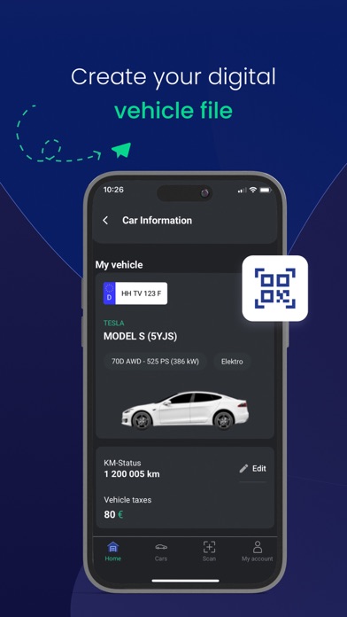 Fahrzeugschein Screenshot