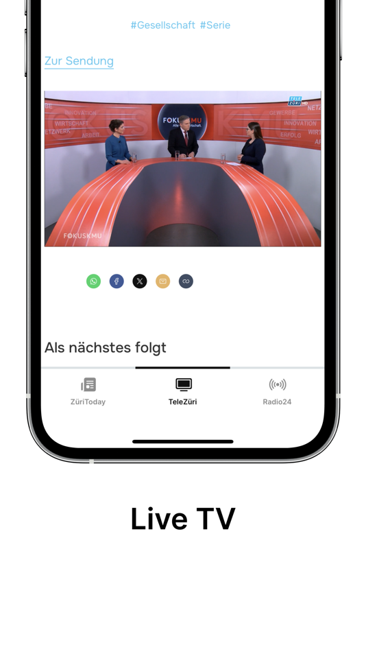 #5. TeleZüri (iOS) 由: az medien
