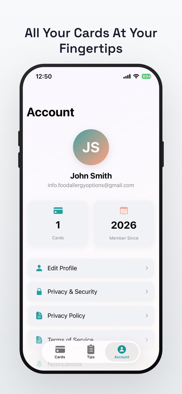 iPhone screenshot