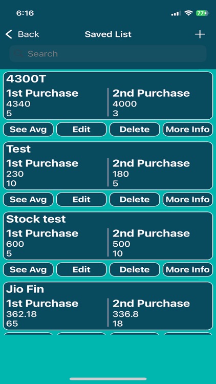 Stock Average Calc screenshot-6