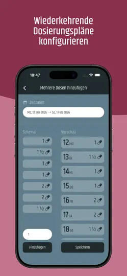 Screenshot von INR Tagebuch auf dem iPhone 5