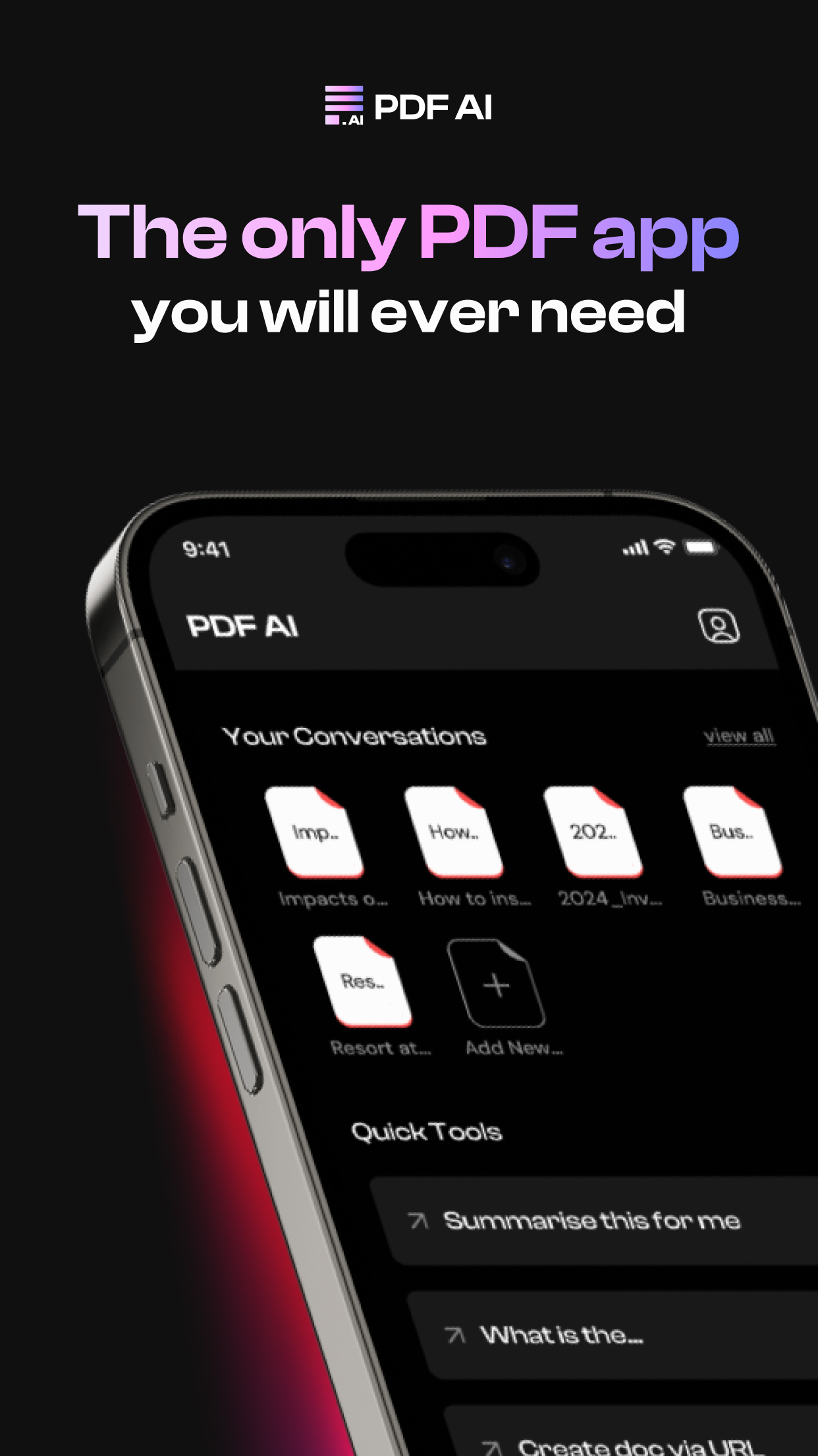 PDF AI: PDF Summarizer & Chat
