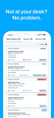 Facilitron Works iPhone screenshot
