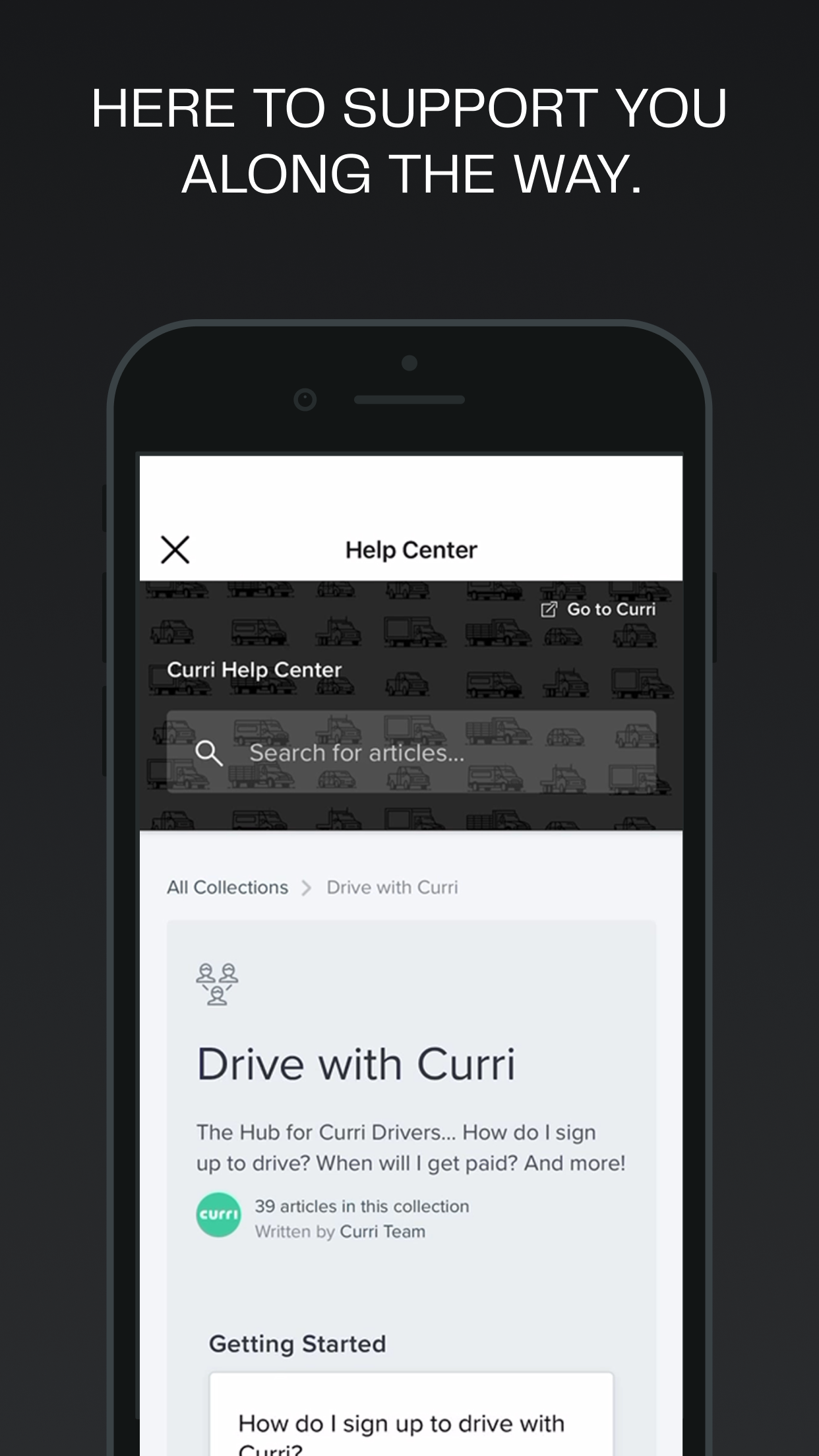 Curri Driver screenshot 2