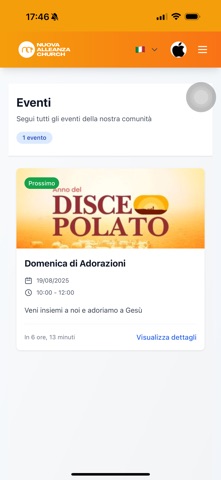 Nuova Alleanza Church iPhone screenshot