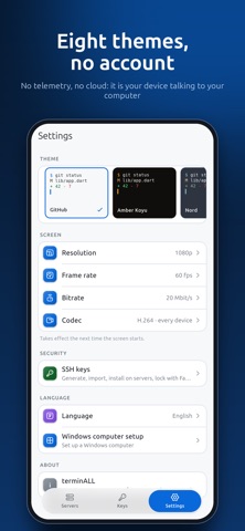 terminALL: SSH Remote Desktop iPhone screenshot 10