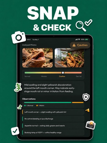 TerraGuard: Exotic Pet Care AI iPad screenshot