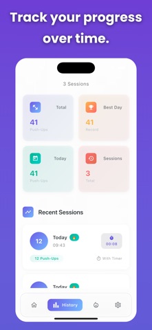 Push-up Counter: Daily Reps screenshot