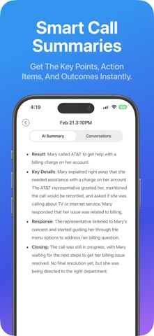 AI Call-Phone Call Translator iPhone screenshot