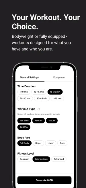 WODR - HIIT & WOD Generator screenshot 3