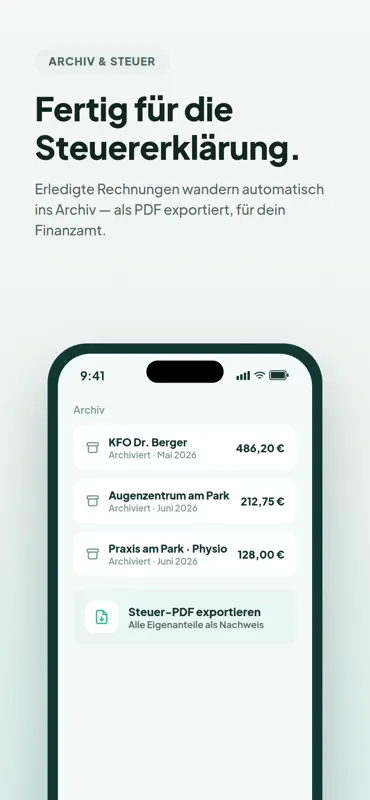 BeihilfeBuddy - Beihilfe & PKV screenshot 5 of 6