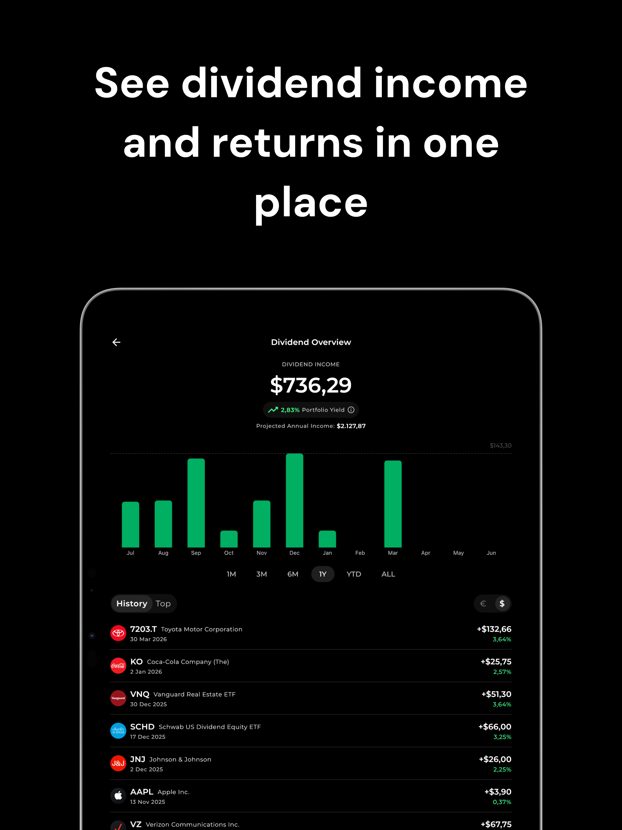 Valora: Stocks & Portfolio