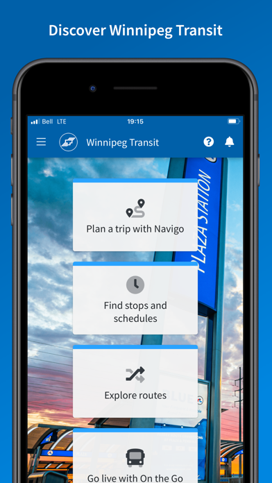 Winnipeg Transit Screenshot