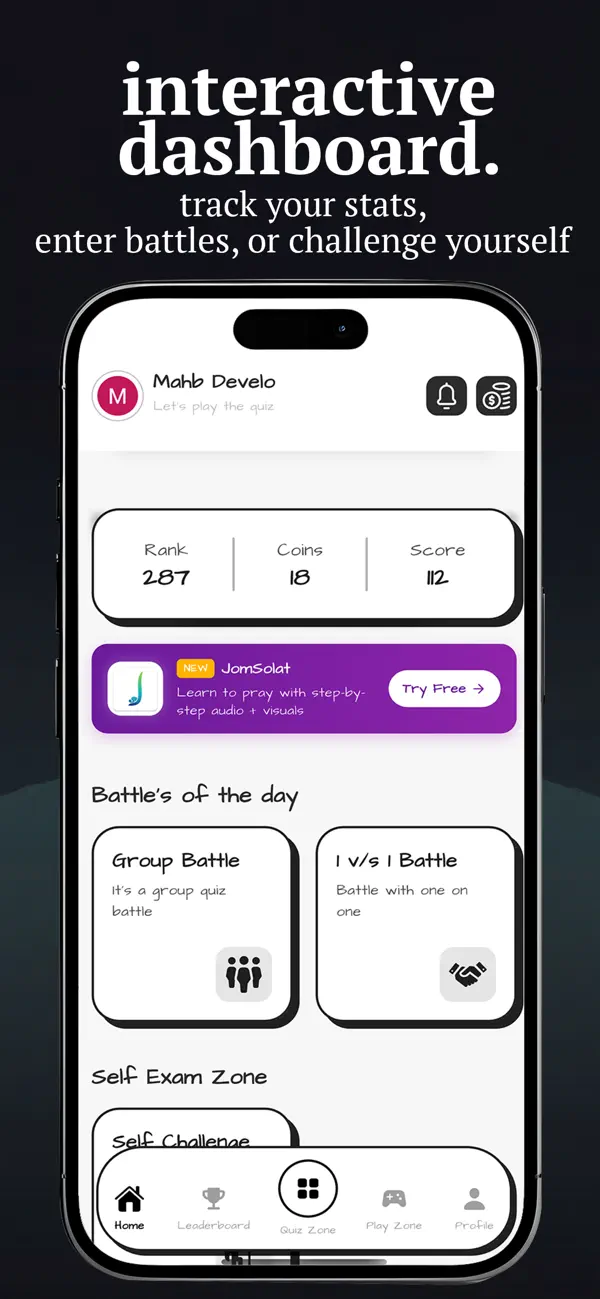 Screenshot #1 pour JomTajwid Quiz