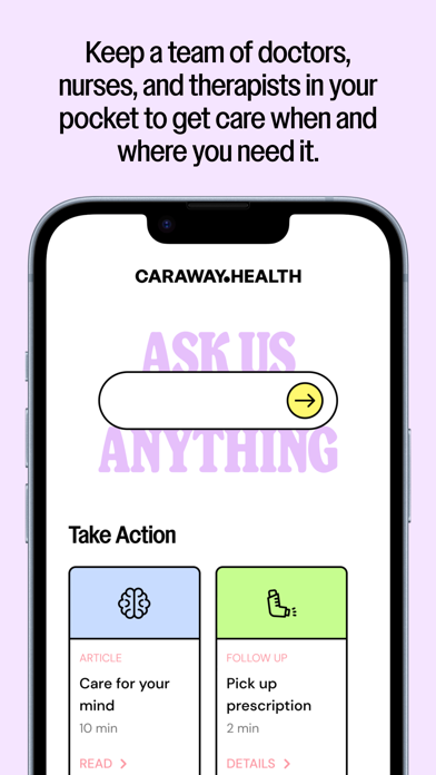Caraway Health Screenshot