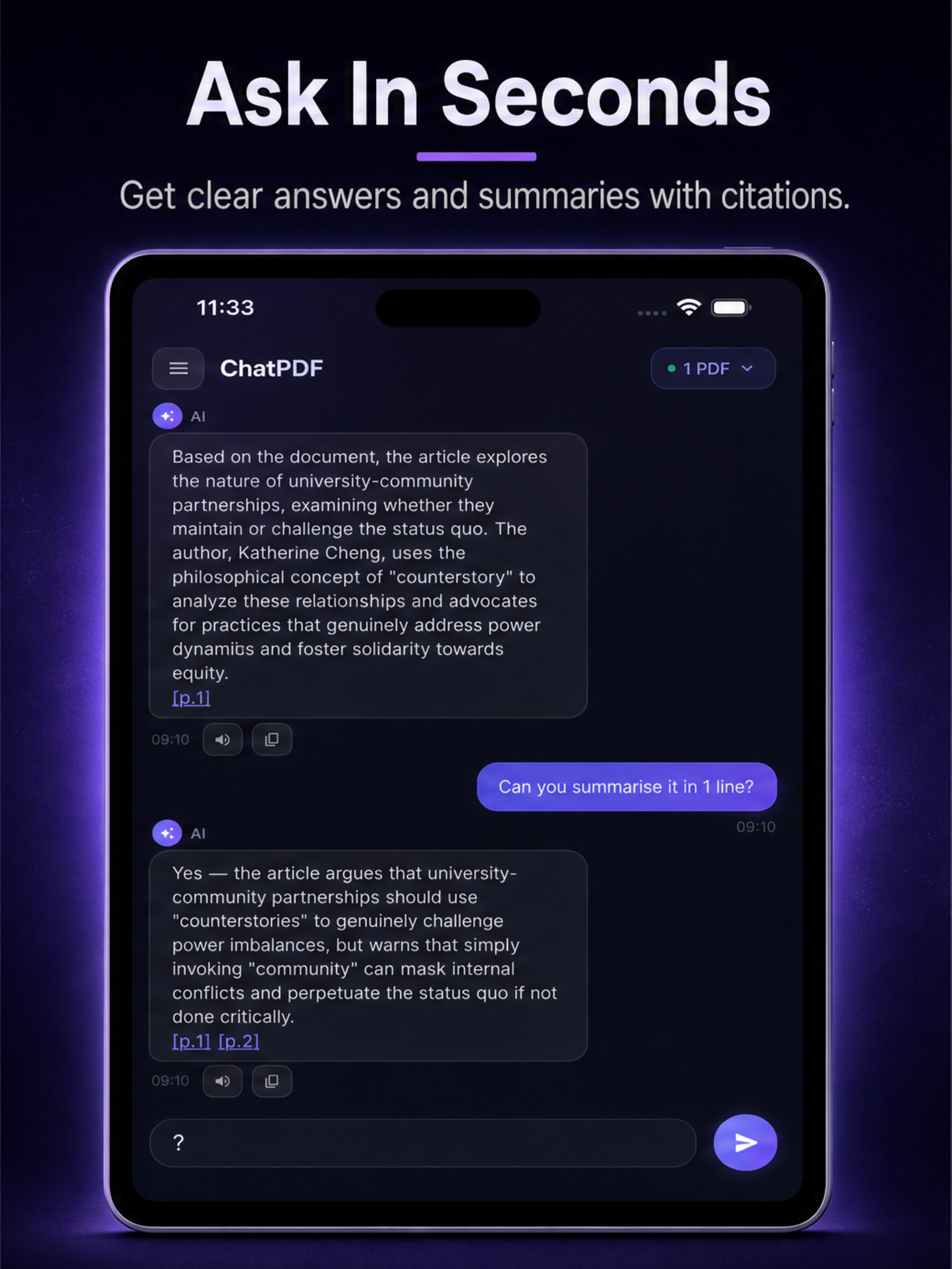 ChatPDF: AI Chat & Summarize screenshot 5