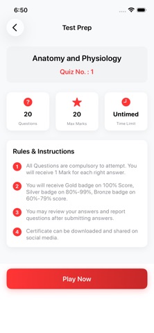 Nursing Examination iPhone screenshot