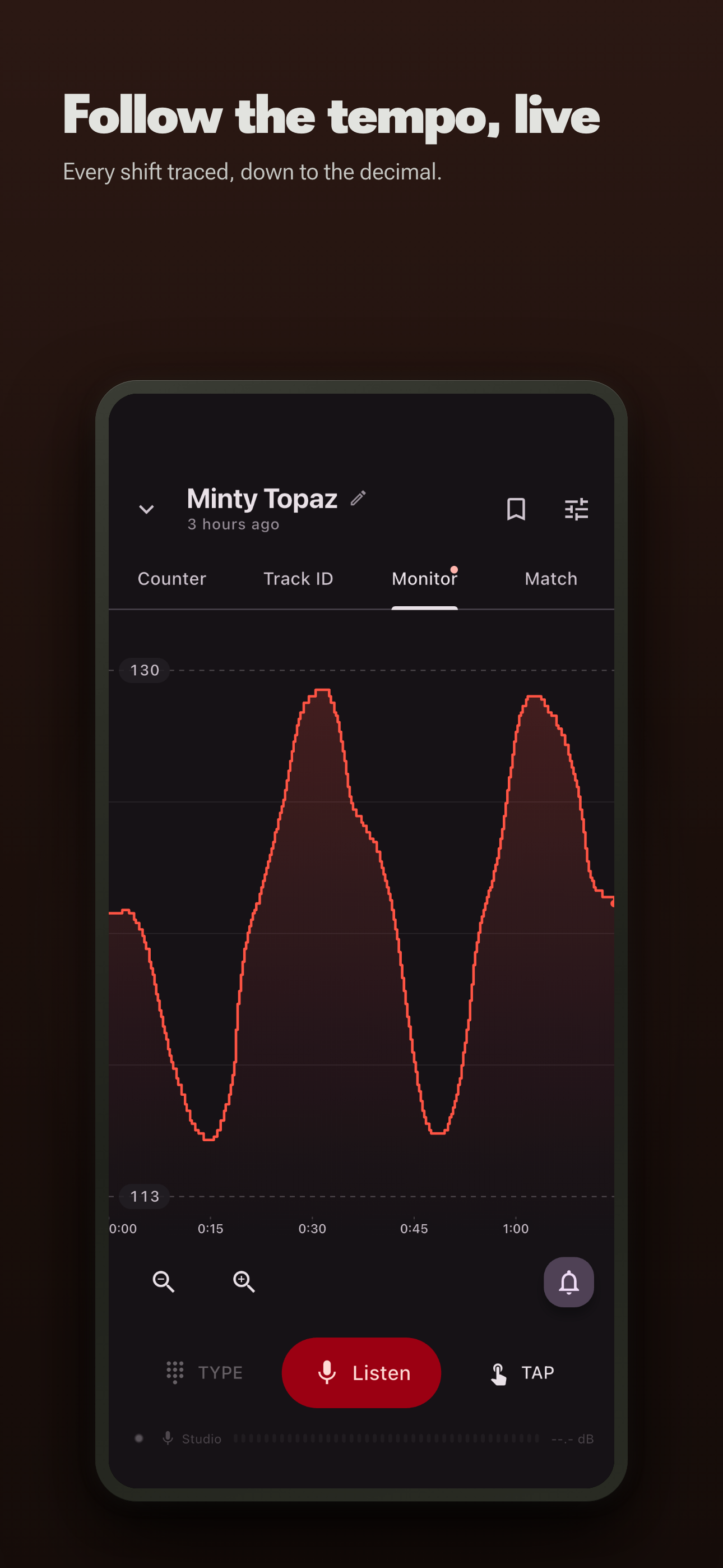 Live BPM: Tap Tempo & Counter screenshot 3