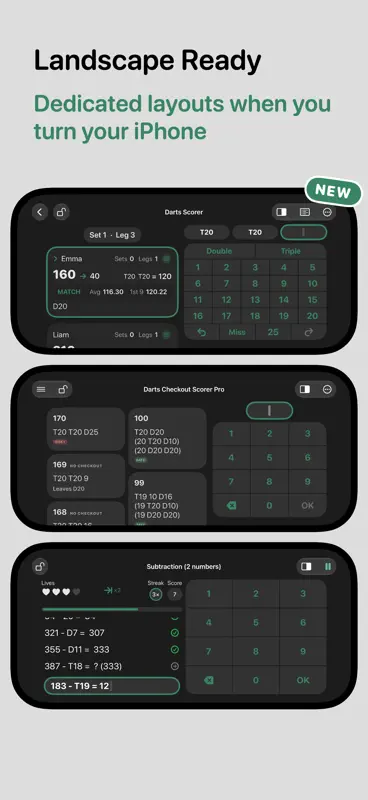 Darts Checkout Scorer Pro screenshot 7 of 10