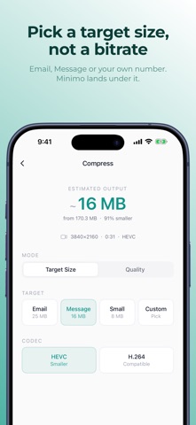 Minimo Studio: Compress & Trim Screenshot 3 of 6