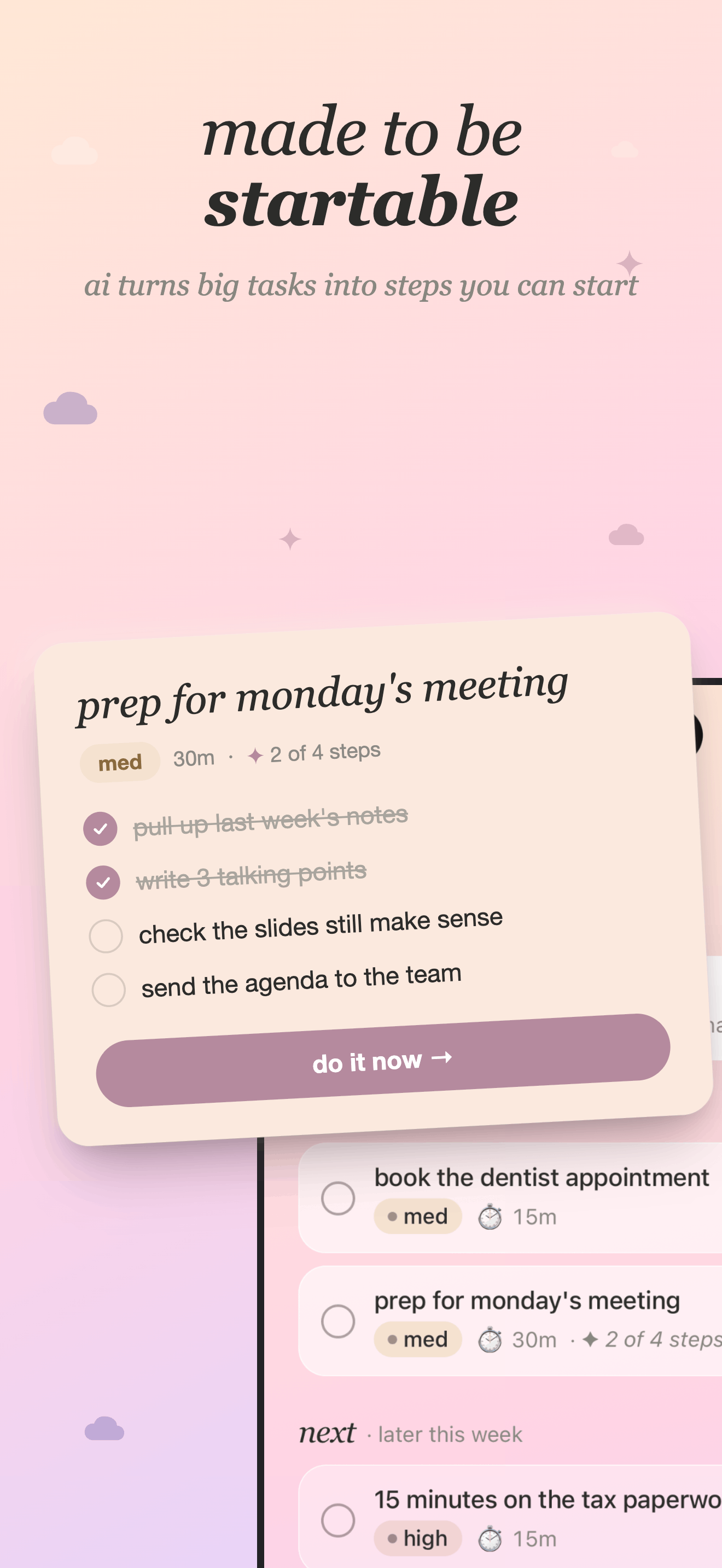 Cloudlist: ADHD To-Do List screenshot 3