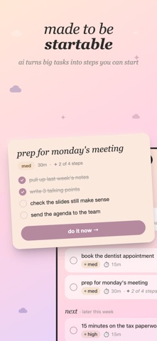 Cloudlist: ADHD To-Do List iPhone screenshot