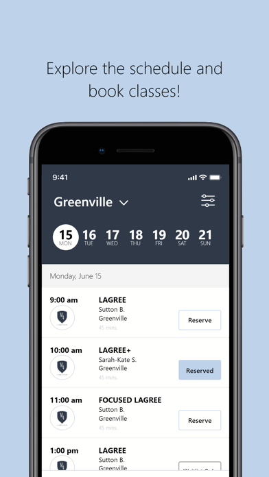 Made Four: A Lagree Studio iPhone screenshot 3 - Health & Fitness app